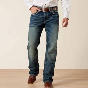 Hollister Boomer Men's Boot Cut Low Rise Button Fly Jeans 34 32